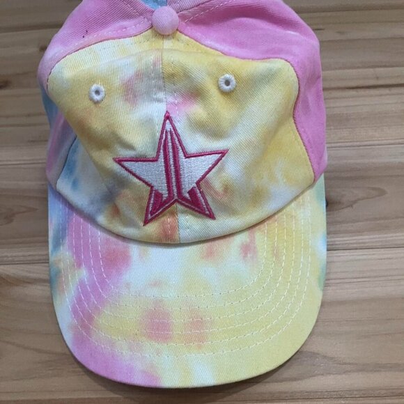 Pink And Blue Tie Dye Jeffery Star Hat - Picture 1 of 5